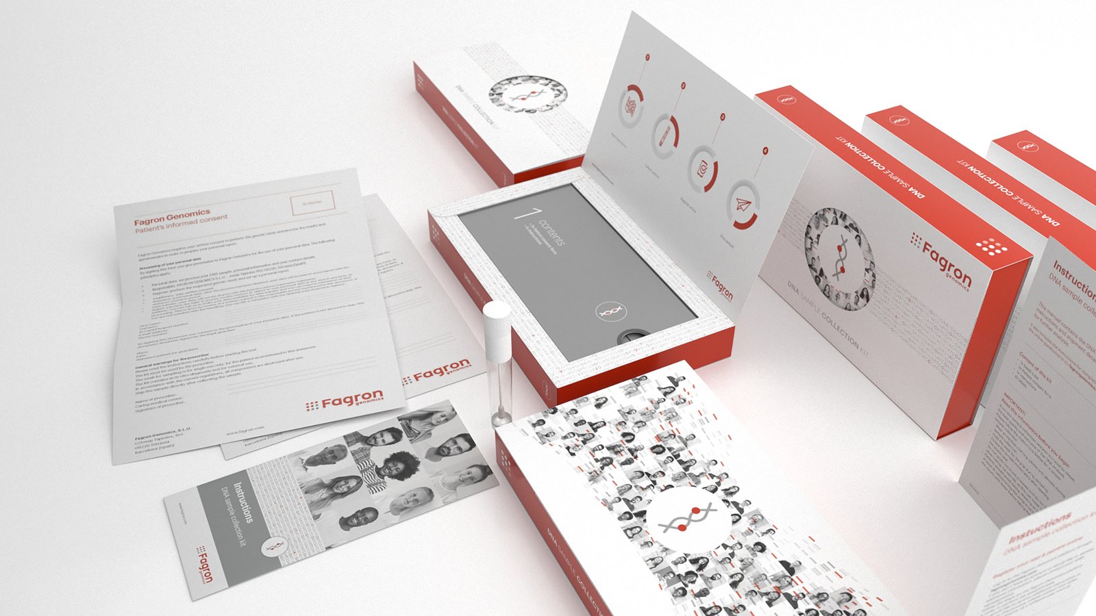 Overzicht van de Nutrigen-testkit